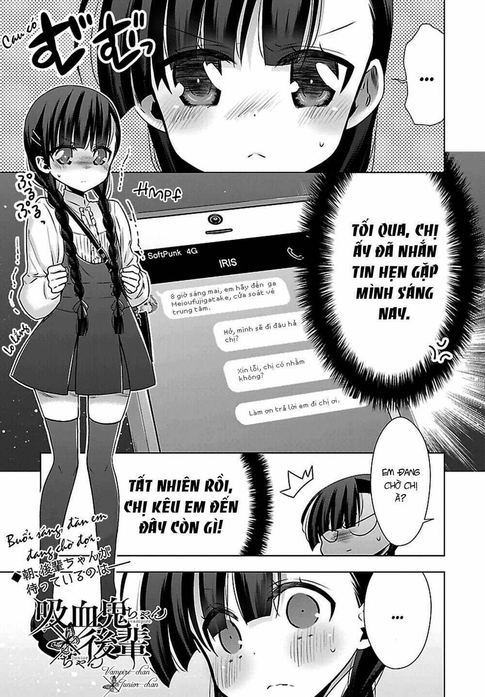 Kyuuketsuki-Chan To Kouhai-Chan Chapter 3 - Trang 2