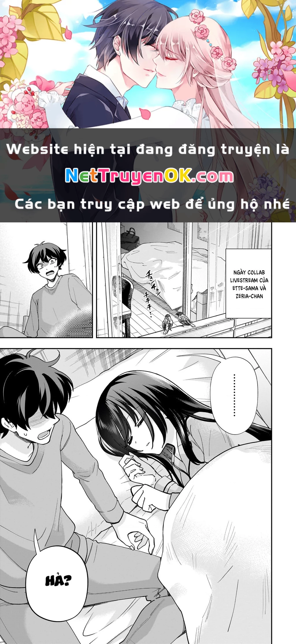 Net no "Oshi" to Real no "Oshi" ga Tonari ni Hikkoshite Kita Chapter 12 - Trang 1