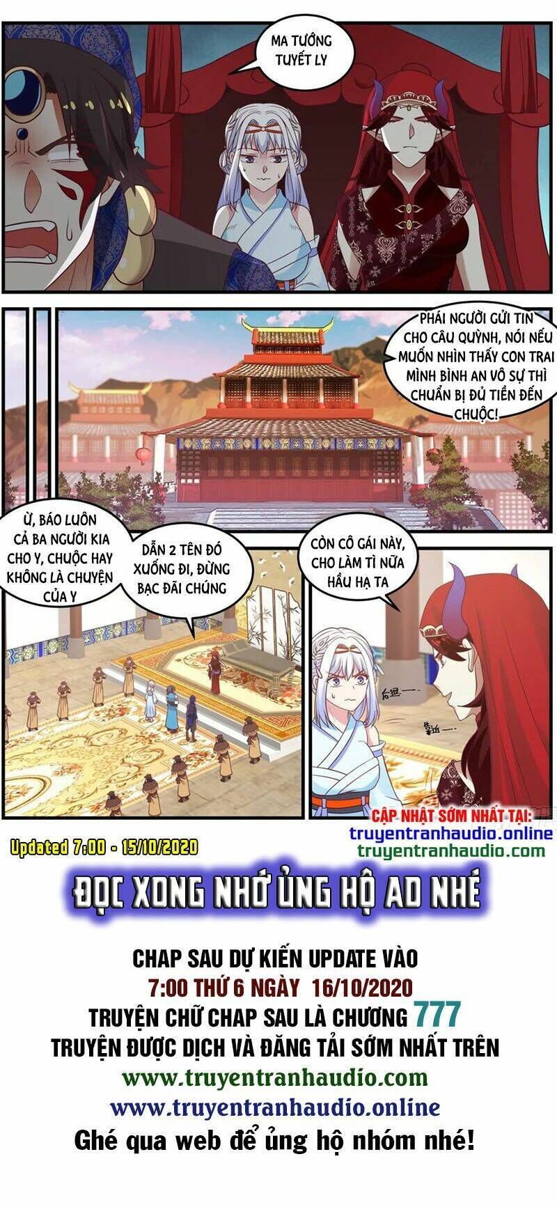 võ luyện đỉnh phong chapter 713: - ma tướng tuyết ly - Trang 2