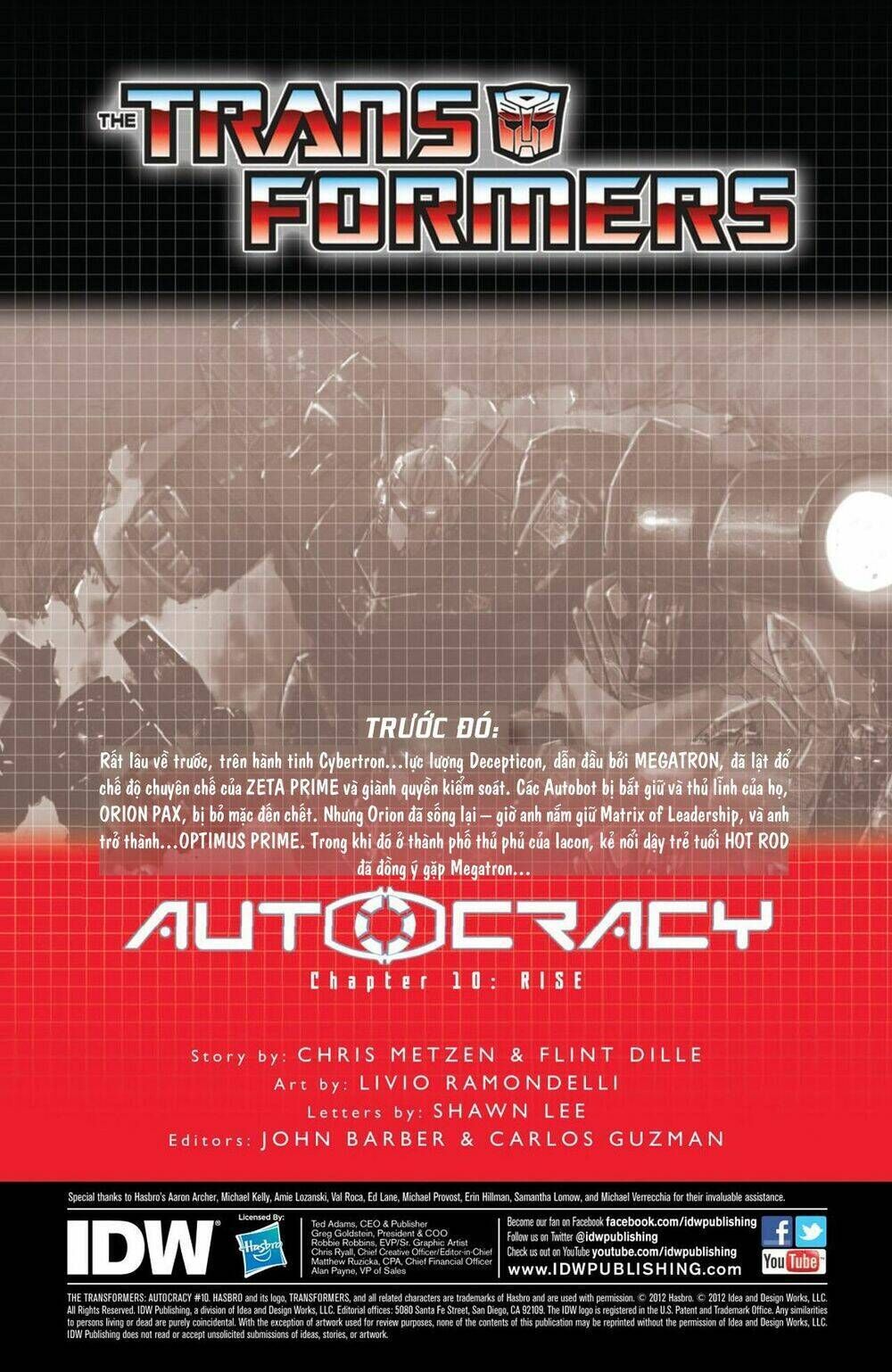 The Transformers: Autocracy Chapter 10 - Next Chapter 11