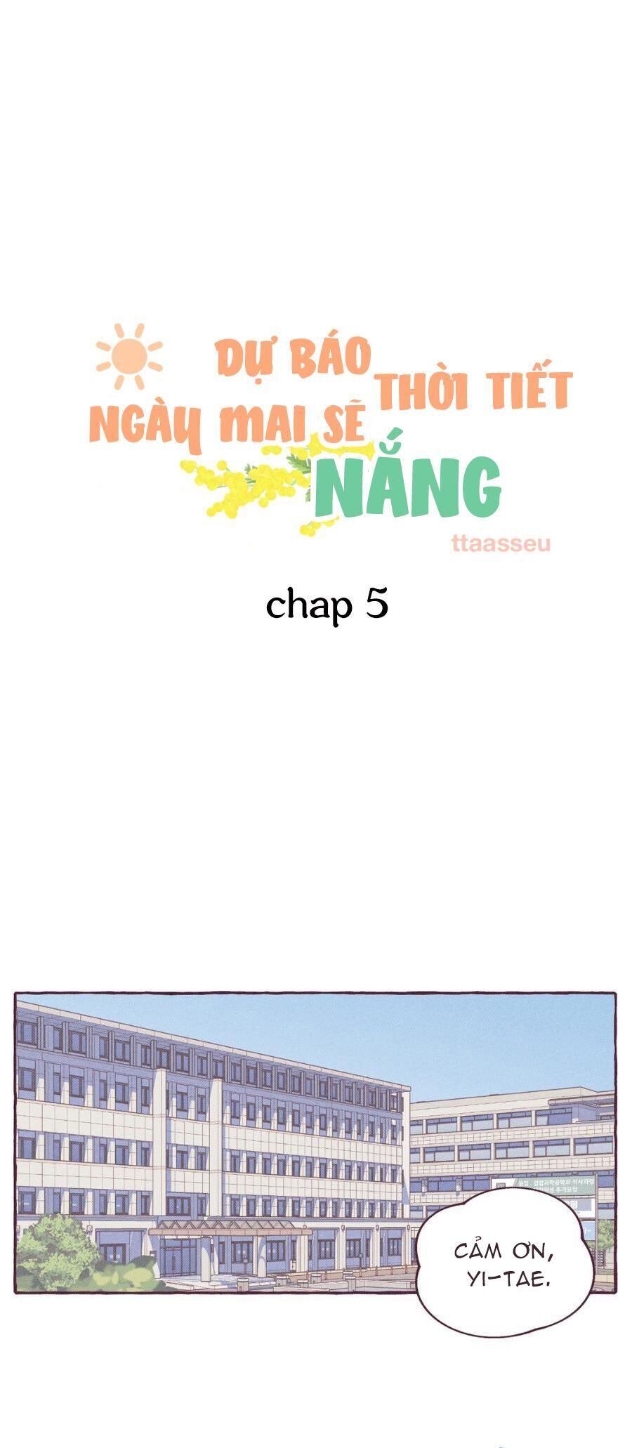 Dự Báo Thời Tiết Ngày Mai Sẽ Nắng Chapter 5 - Trang 2