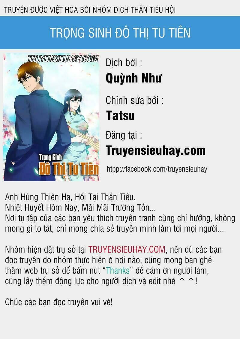 trọng sinh đô thị tu tiên chapter 213 - Next chapter 214