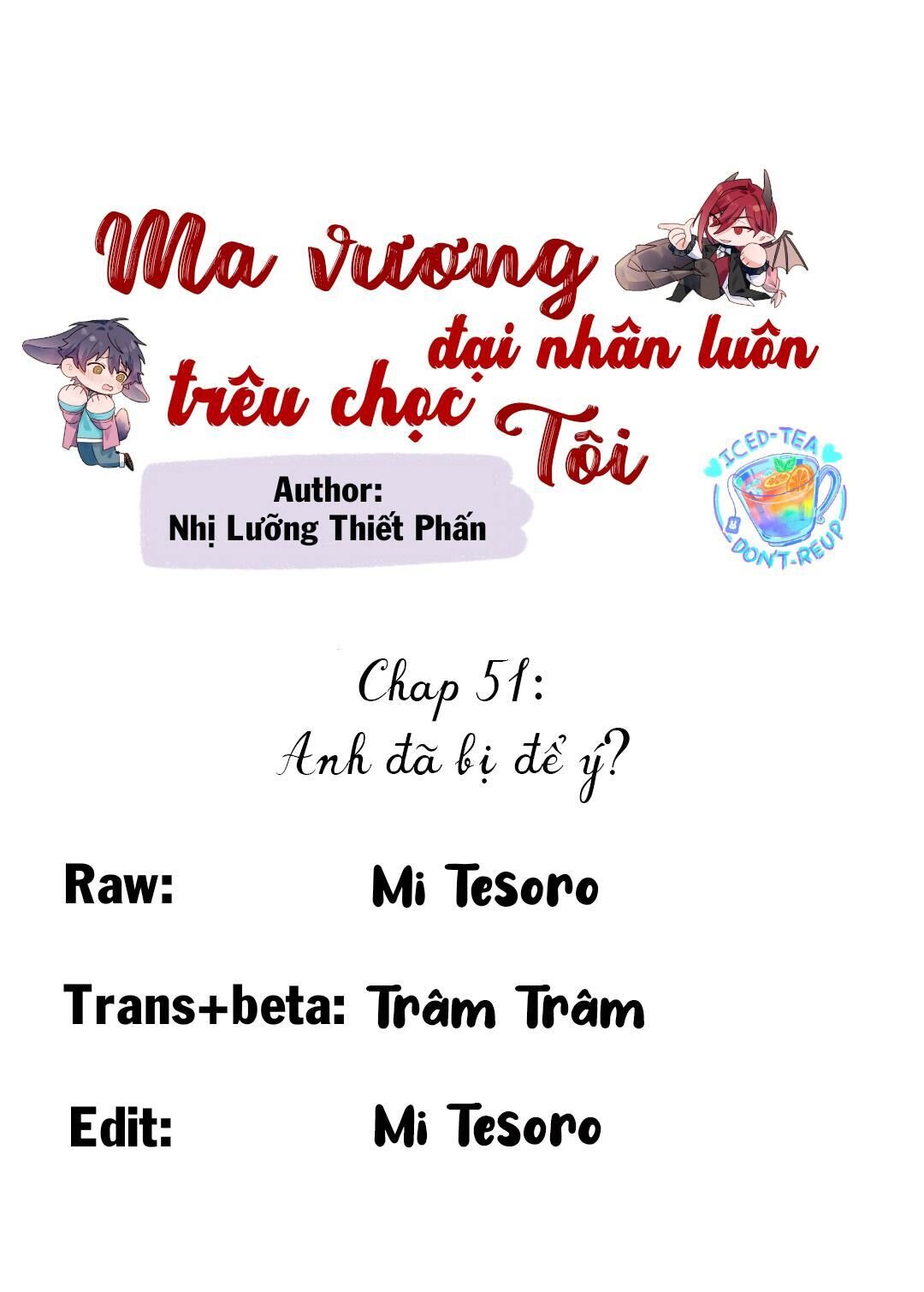 ma vương đại nhân luôn trêu chọc tôi Chapter 51 - Trang 1