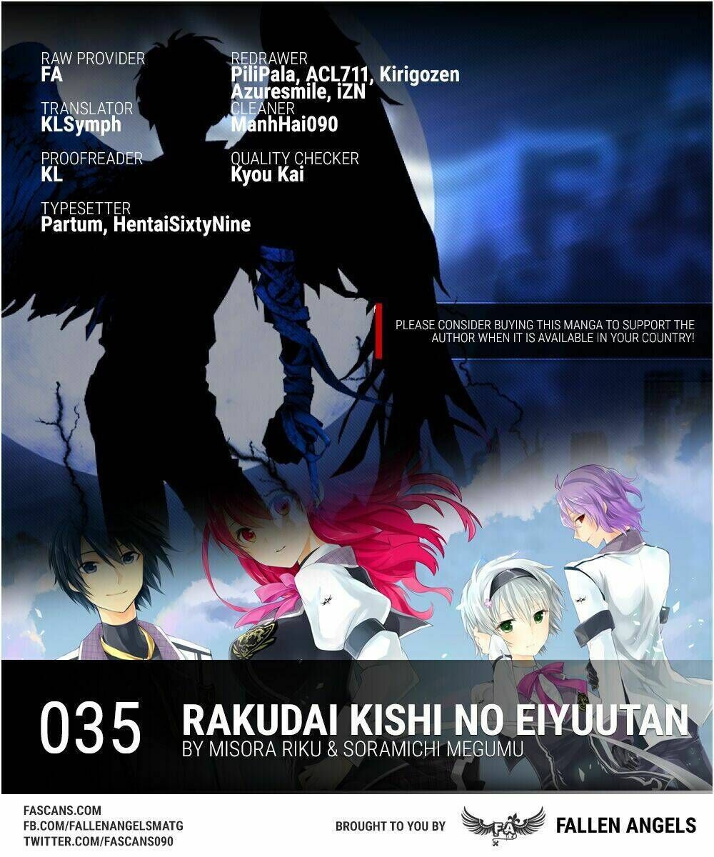 Rakudai Kishi No Eiyuutan Chapter 35 - Trang 2