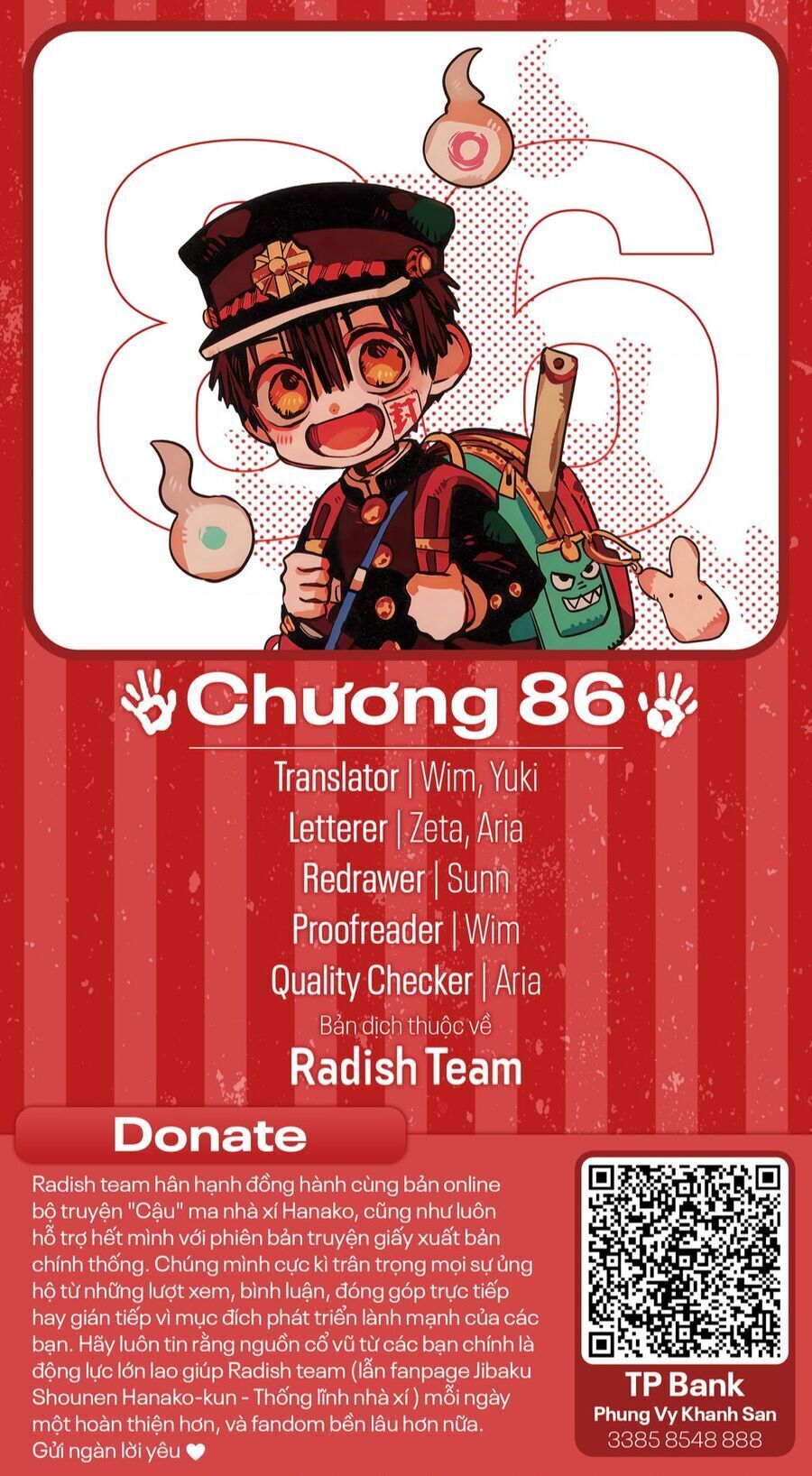 hanako-kun nhà xí Chapter 86 - Trang 2