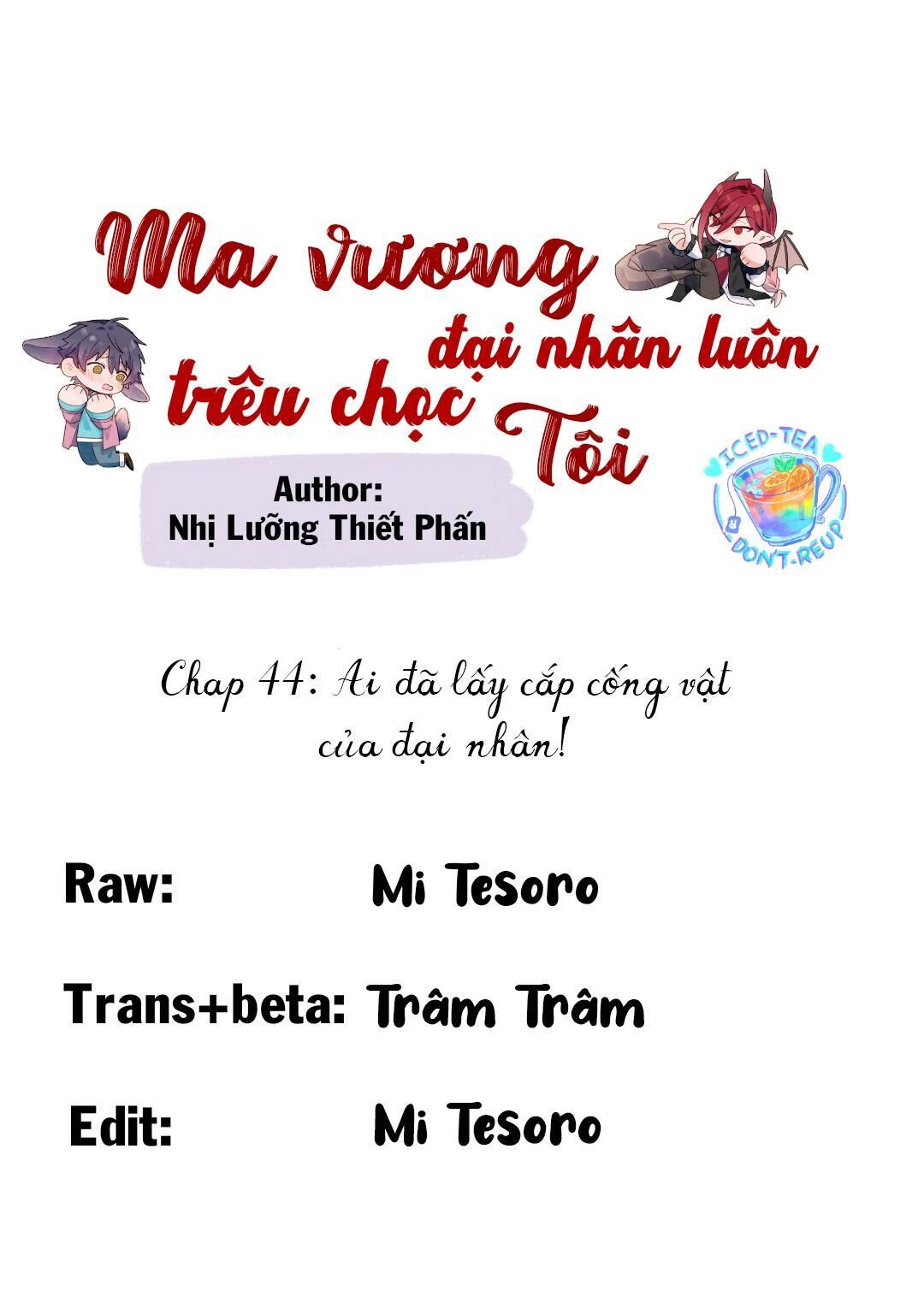 ma vương đại nhân luôn trêu chọc tôi Chapter 44 - Trang 1