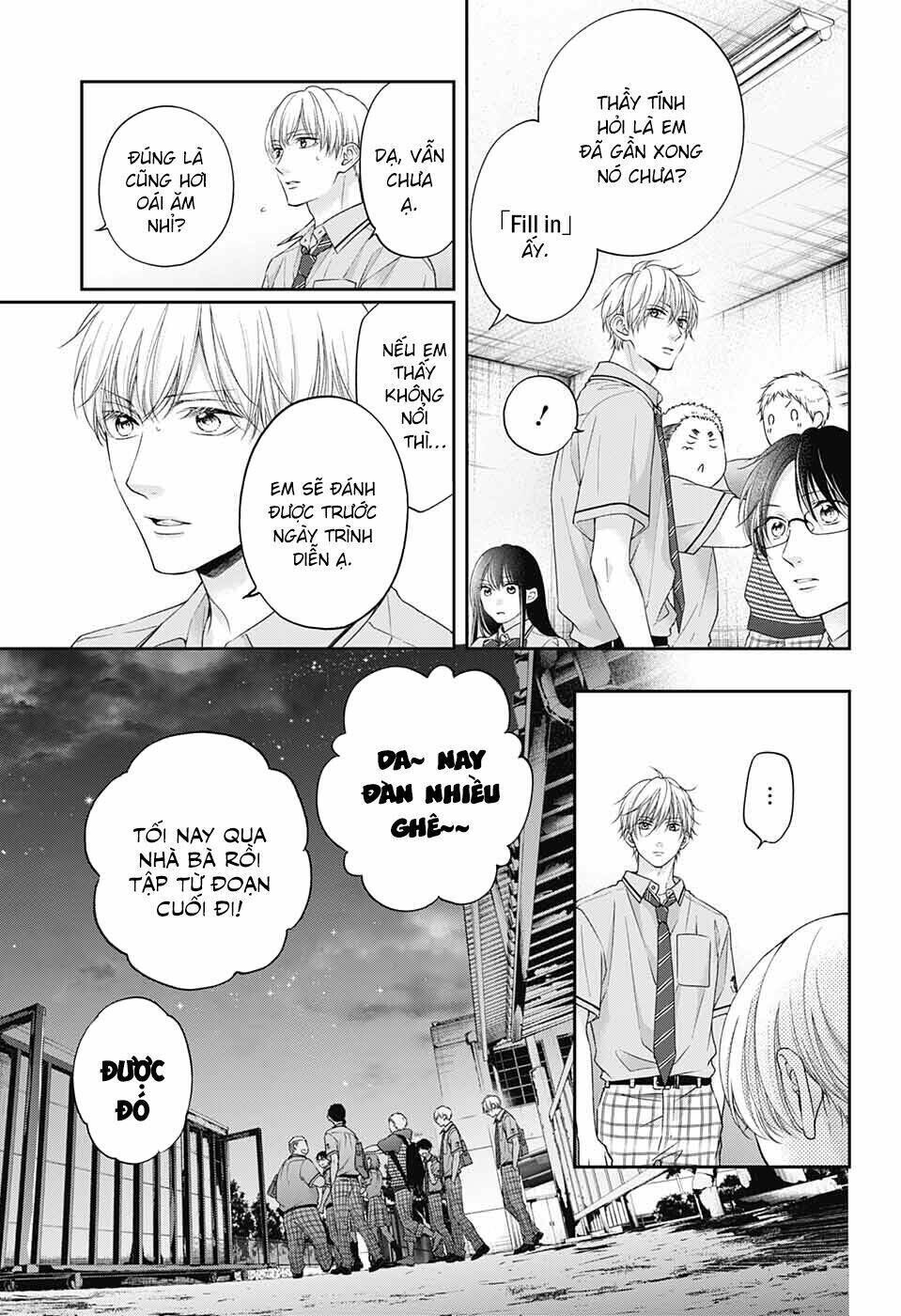 kono oto tomare! chapter 111: vầng trăng trên trời xanh - Next chapter 112: sàn quyết đấu