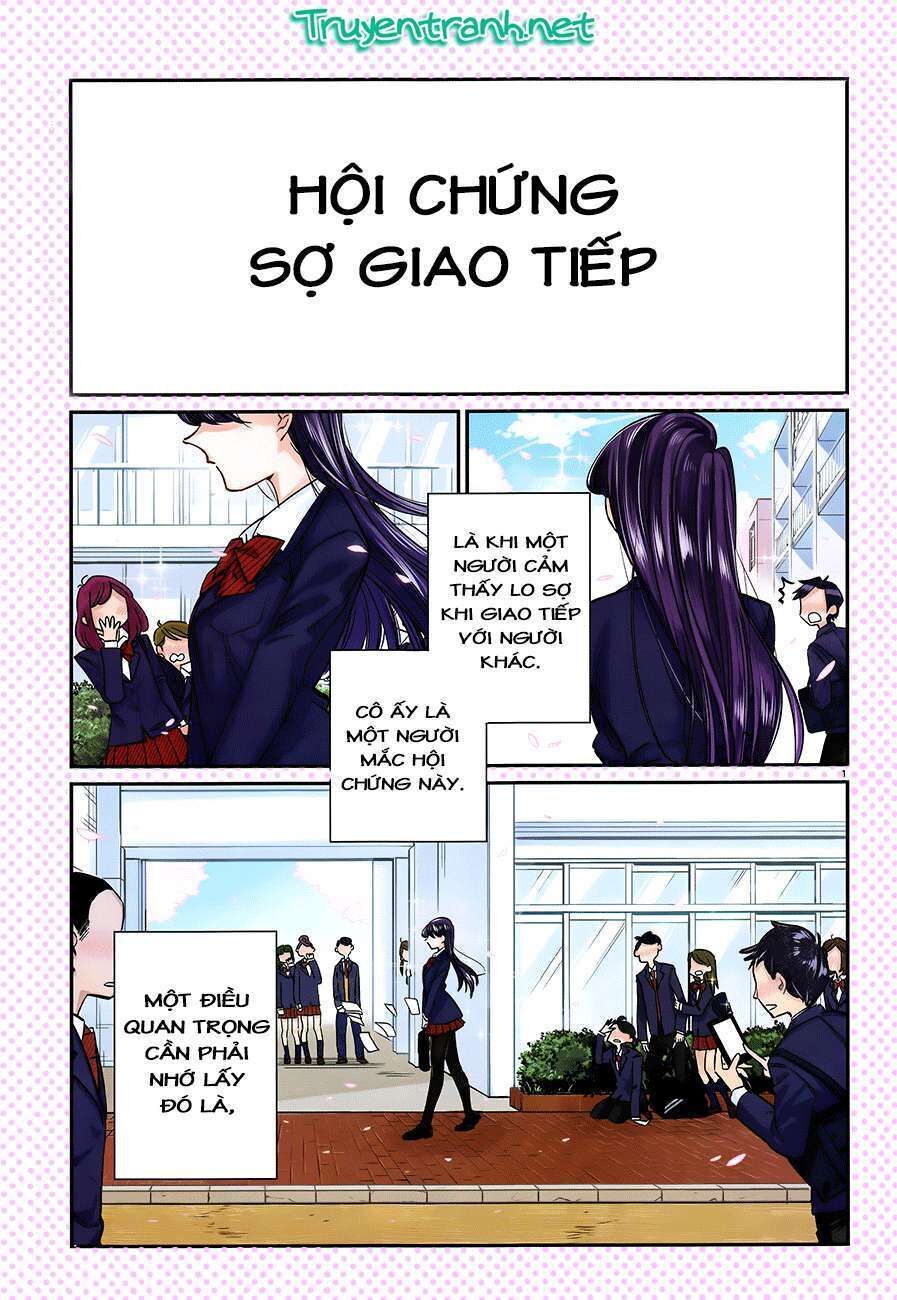 komi-san wa komyushou desu chapter 1 - Trang 2