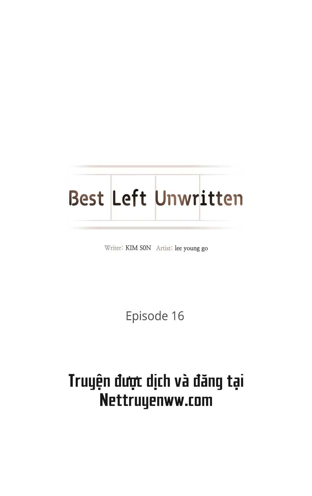 Tốt nhất là đừng viết gì cả Chapter 16 - Next Chapter 17