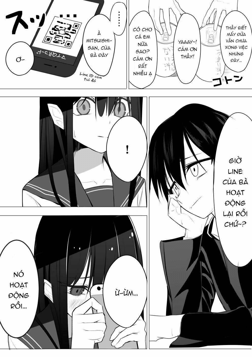 mitsuishi-san wa doko ka okashii chapter 4 - Trang 2