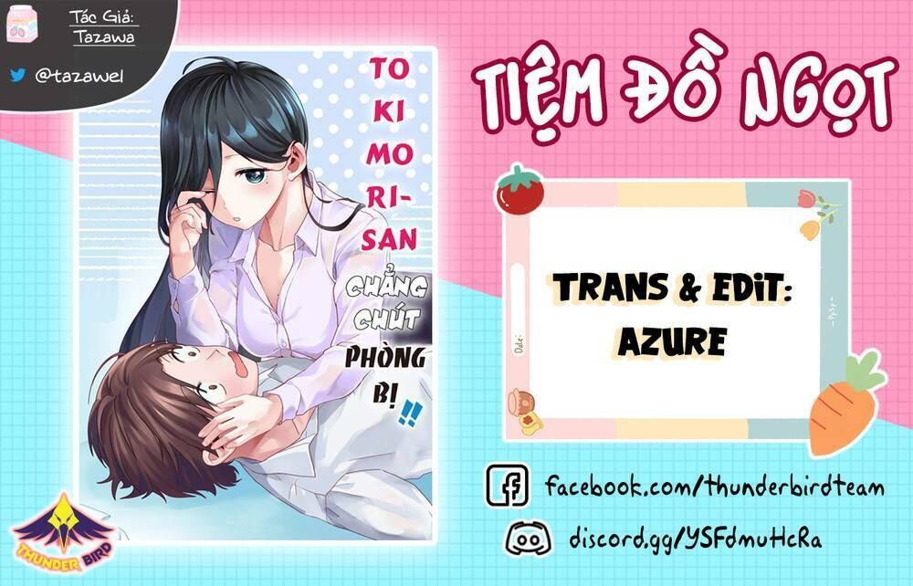 tokimori-san chẳng chút phòng bị!! chapter 6: cuộc hẹn với tokimori-san - Next chapter 7: mối quan hệ với tokimori-san