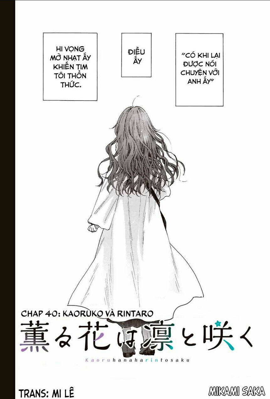 the fragrant flower blooms with dignity - kaoru hana wa rin to saku chapter 40: kaoruko và rintaro - Next chapter 41: sau đêm tỏ tình