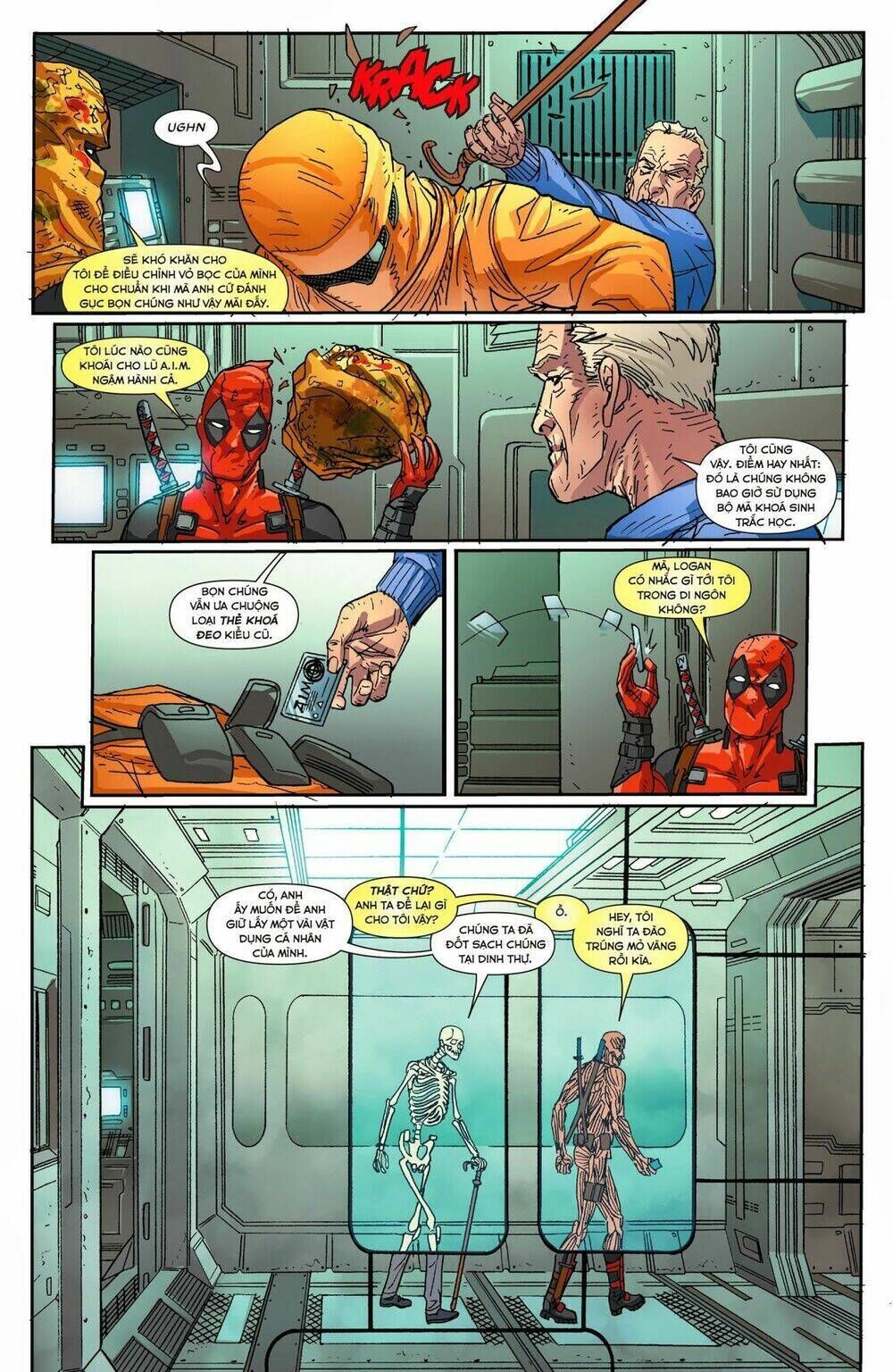 death of wolverine - deadpool & captain america [one shot] chương 1 - Trang 2