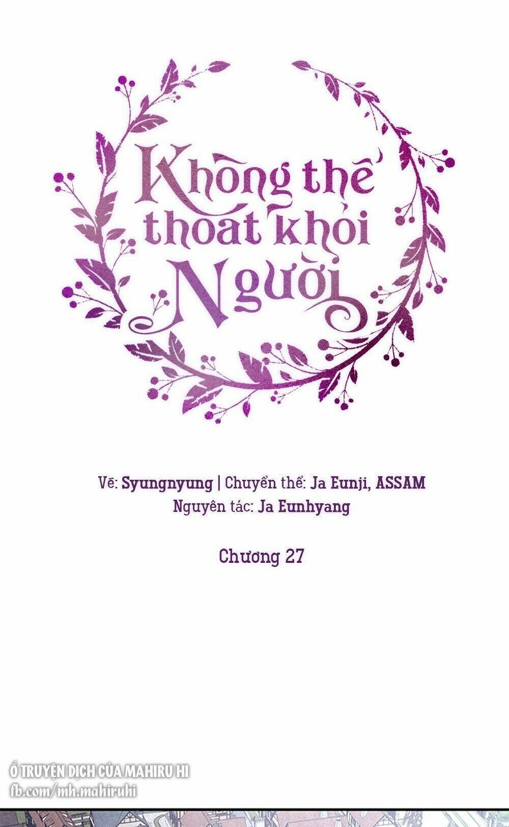 không thể thoát khỏi người chapter 27 - Next Chapter 27