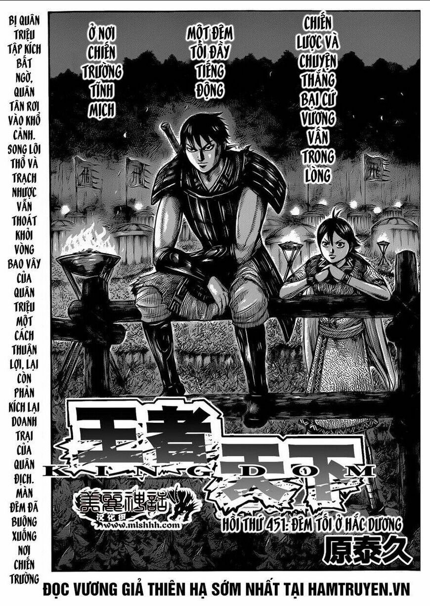 kingdom - vương giả thiên hạ chapter 451 - Next chapter 452