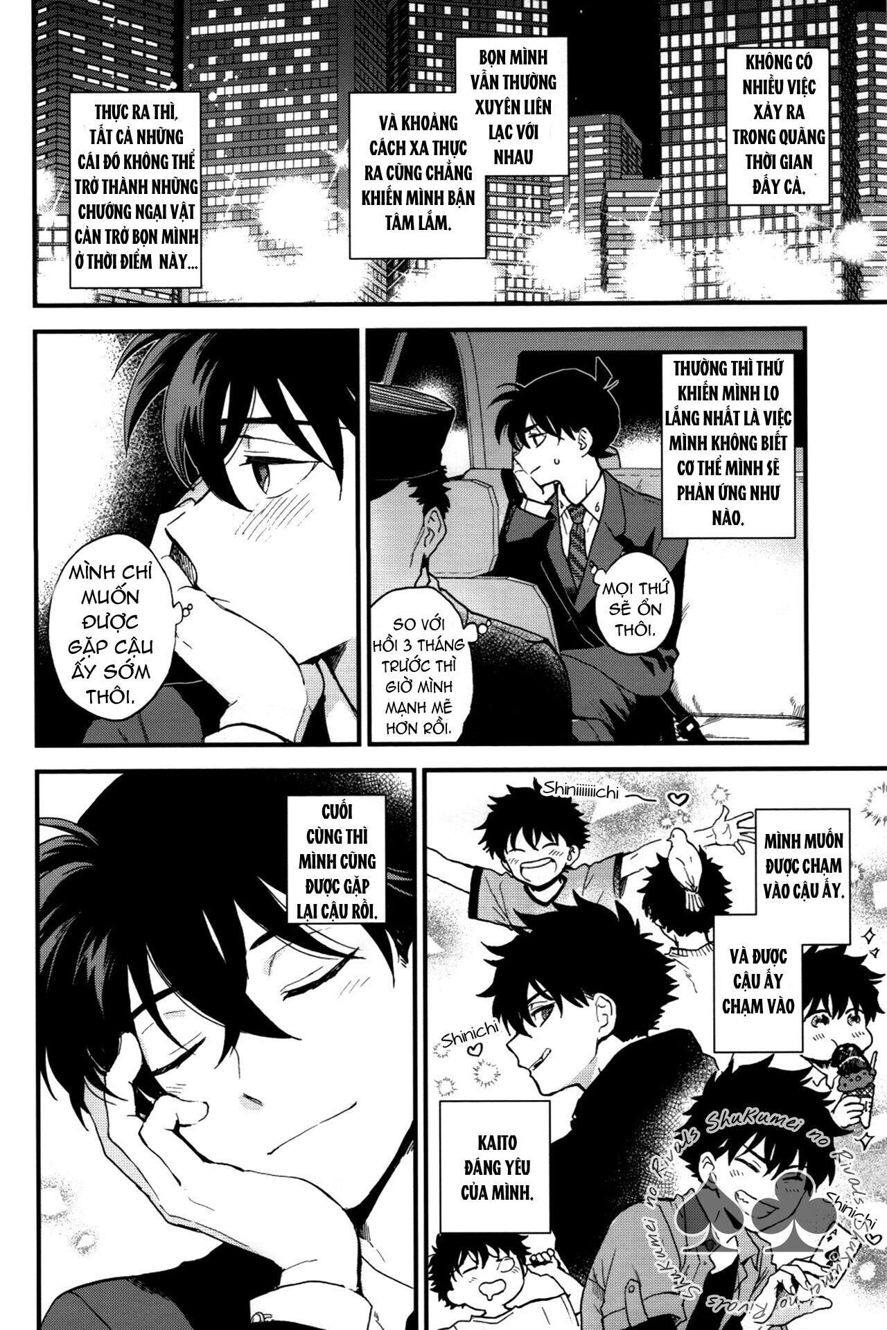 DJ Detective Conan Chapter 2 KaitoxShinichi - Trang 2