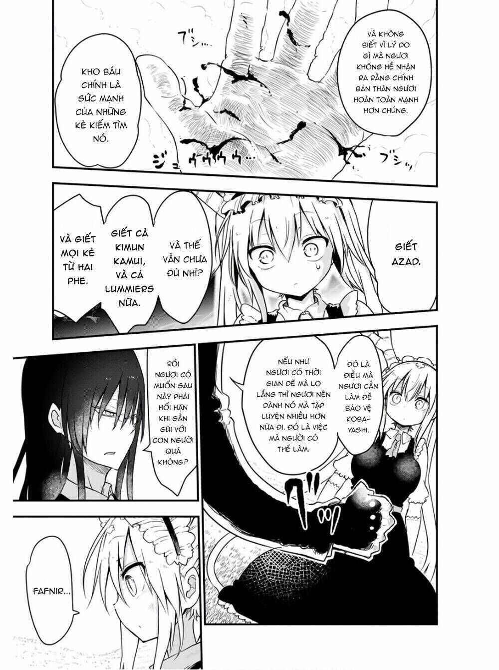 cuộc sống trả ơn của nàng rồng tohru! chapter 73: \"kanna và lá thư bị bỏ lại\" - Trang 2