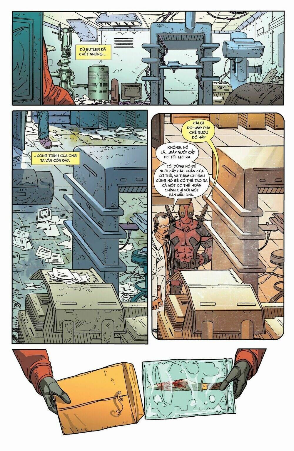 death of wolverine - deadpool & captain america [one shot] chương 1 - Trang 2