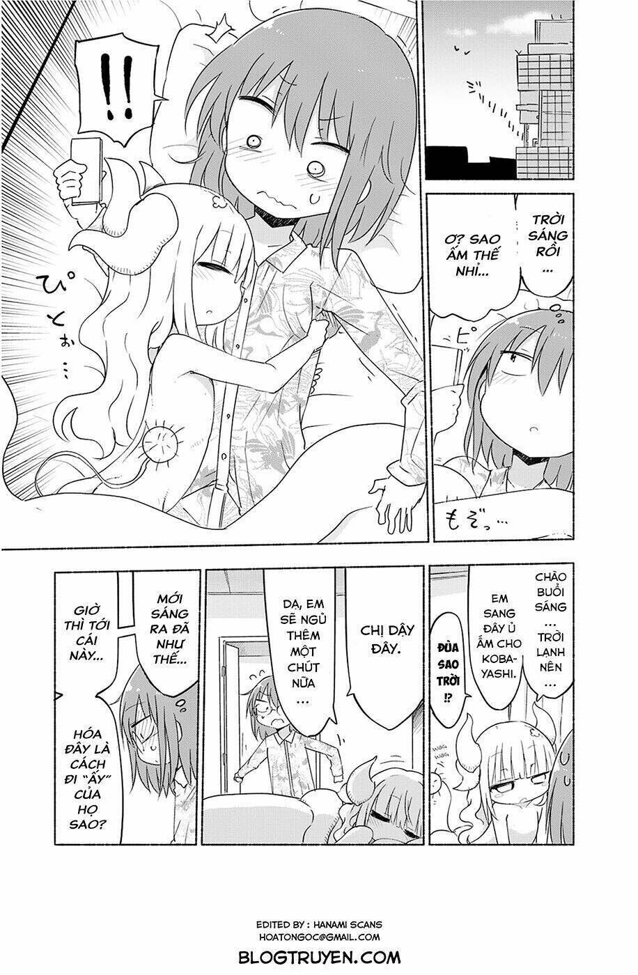 cuộc sống trả ơn của nàng rồng tohru! chapter 37: tooru và \"cái ấy\" - Next chapter 38: \"tooru và iruru\"