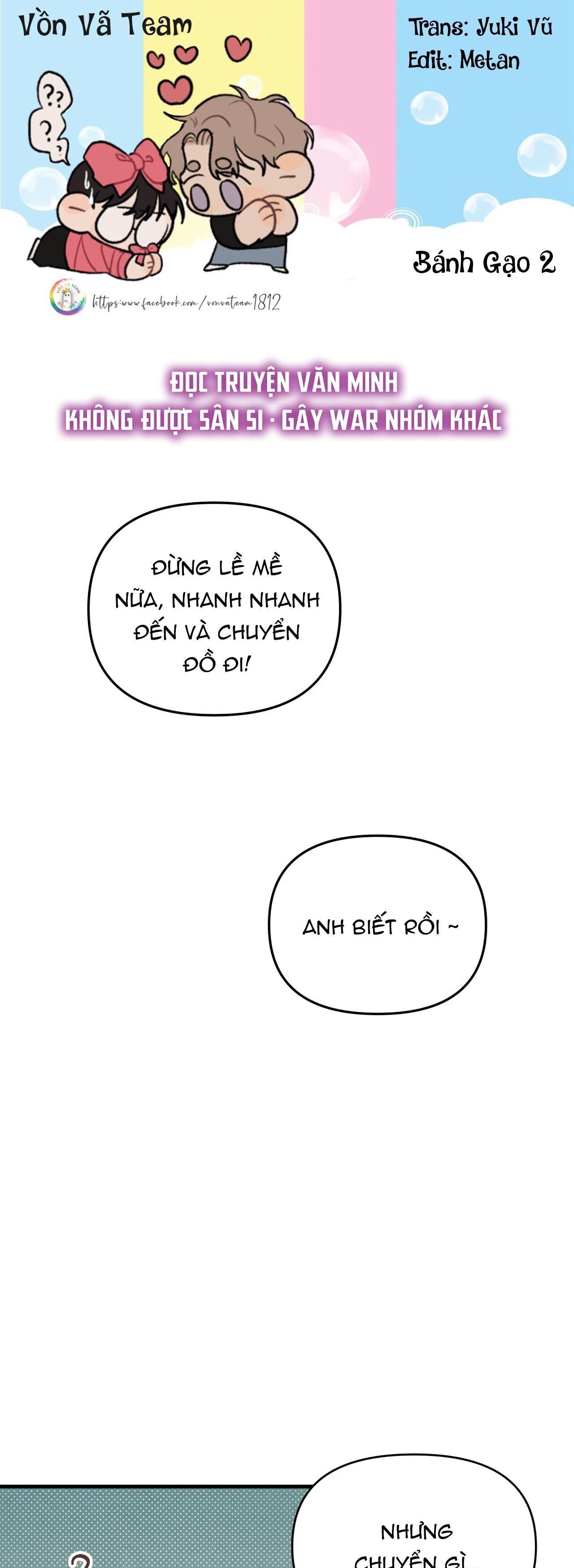 manhwa chịch vồn chịch vã Chapter 10 Bánh Gạo - Next Chương 11