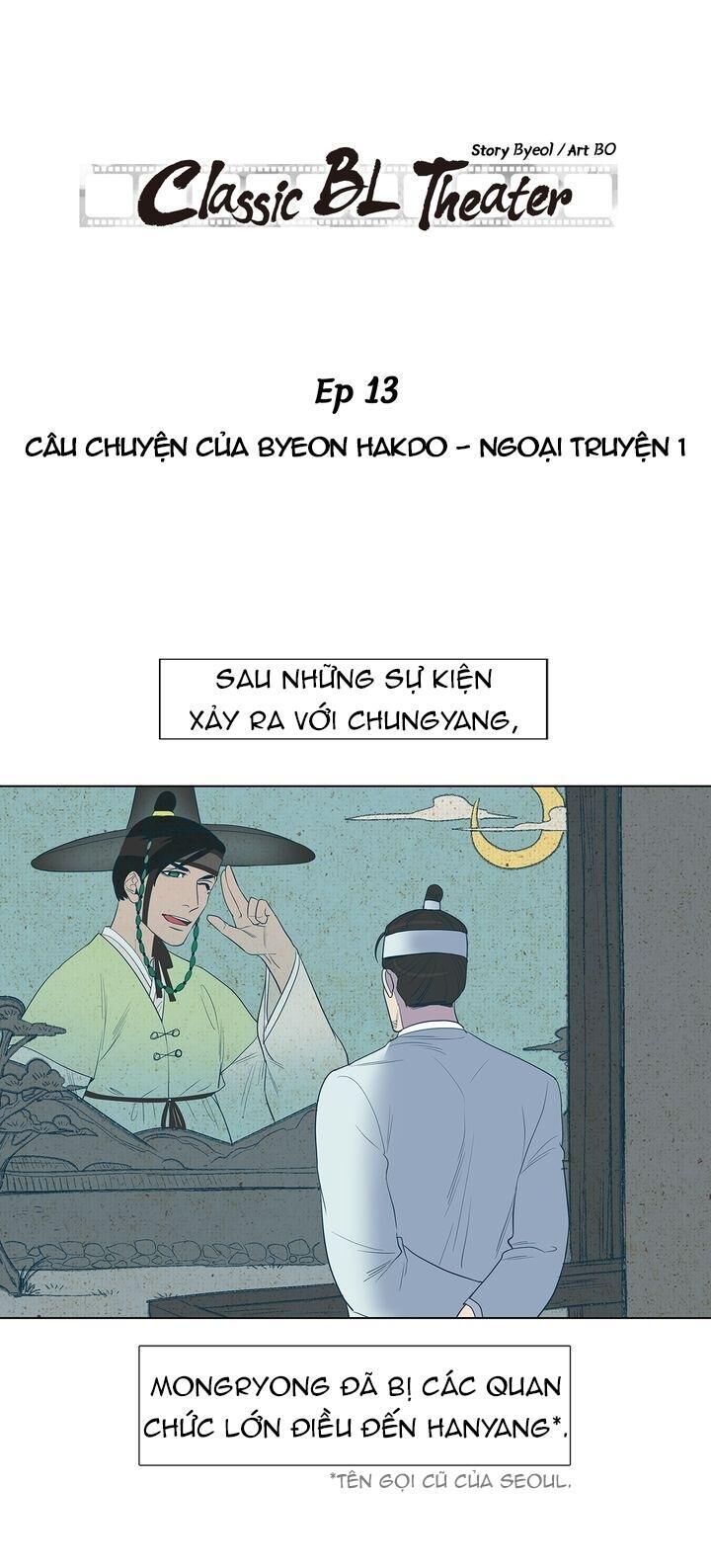 [Hoàn] Rạp Chiếu Phim BL Cổ Điển Chapter 13 NT Byeon Hakdo - Next Chapter 14 NT Byeon Hakdo