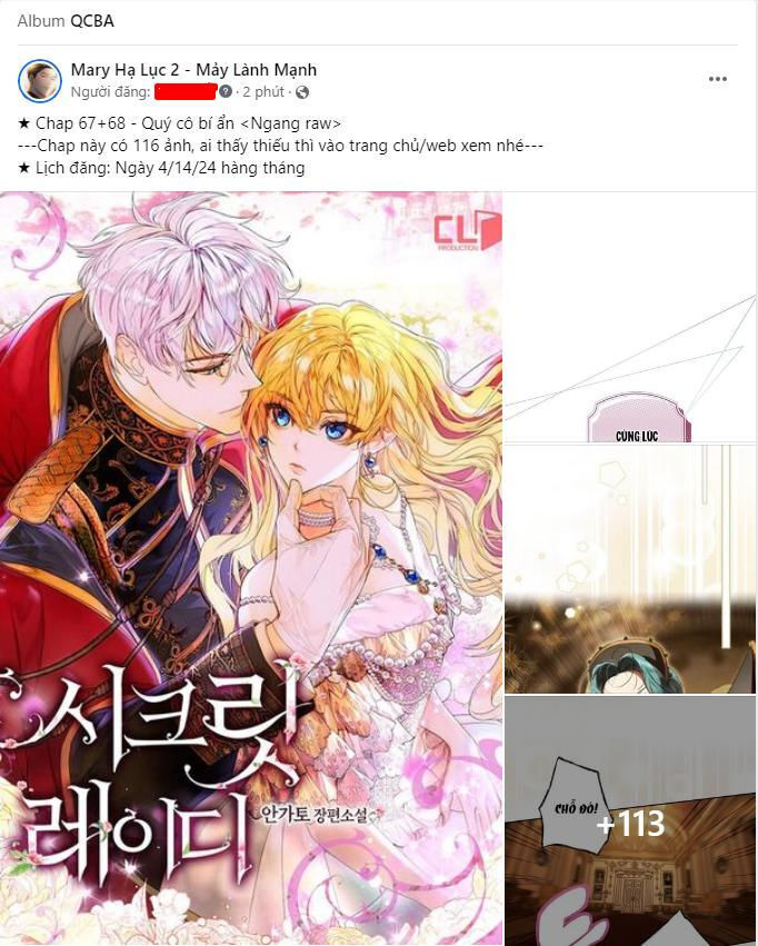 Quý Cô Bí Ẩn - Secret Lady Chap 67.1 - Next Chapter 67.1