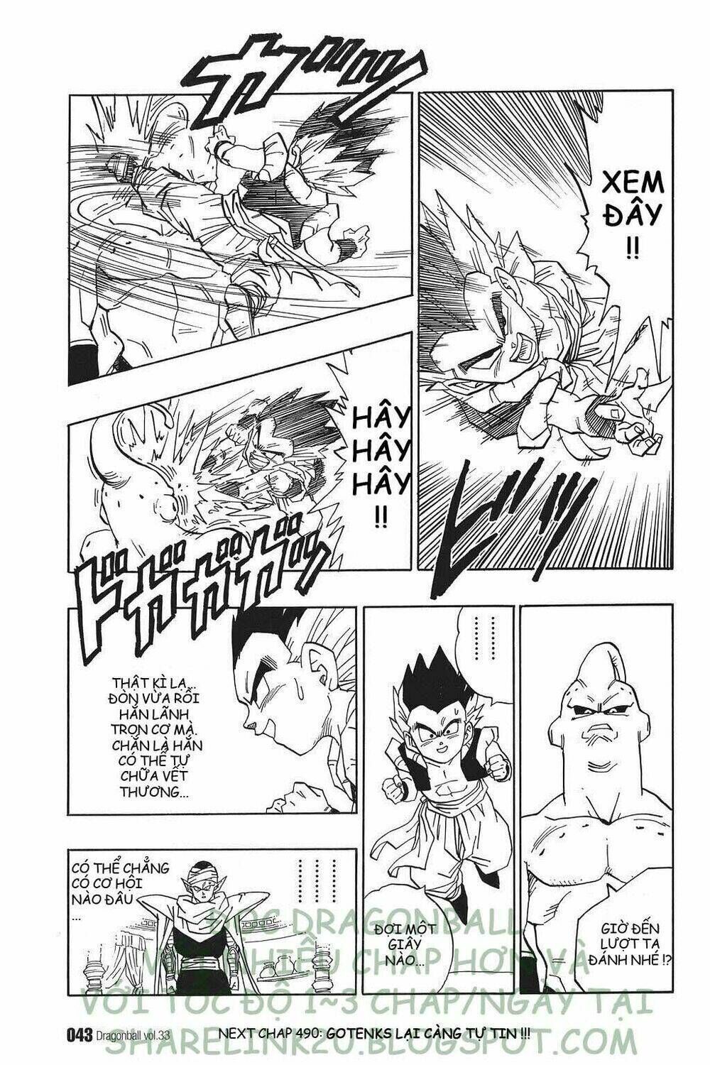 Dragon Ball - Bảy Viên Ngọc Rồng Chapter 489 - Next Chapter 490