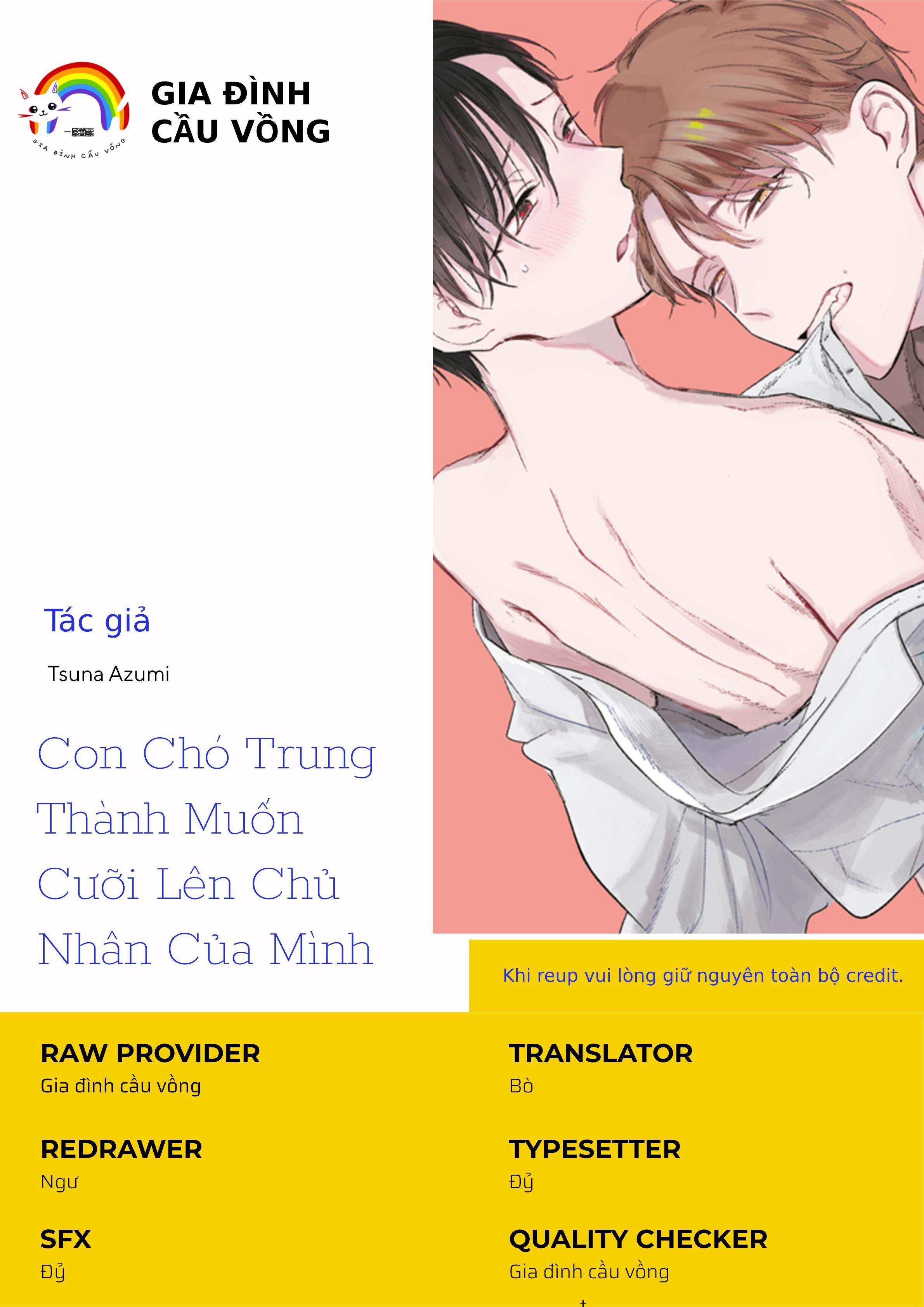 Con chó trung thành muốn cưỡi lên chủ nhân của mình Chapter 5 - Trang 1