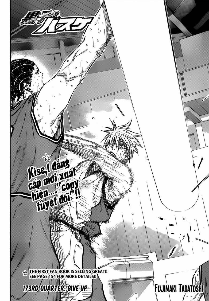 Vua Bóng Rổ Kuroko Chapter 173 - Trang 2