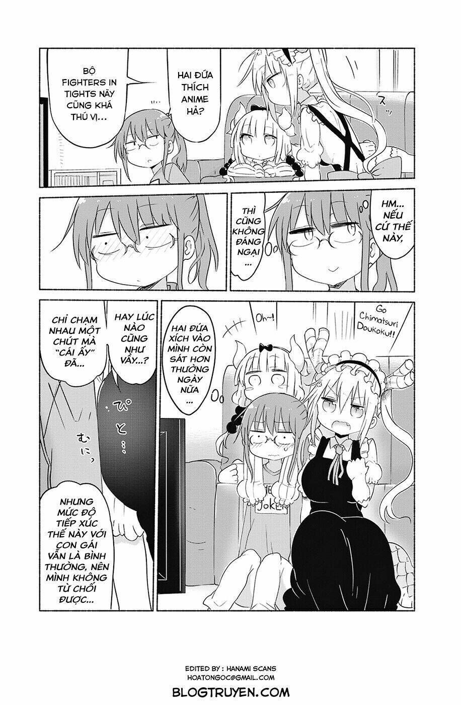 cuộc sống trả ơn của nàng rồng tohru! chapter 37: tooru và \"cái ấy\" - Next chapter 38: \"tooru và iruru\"