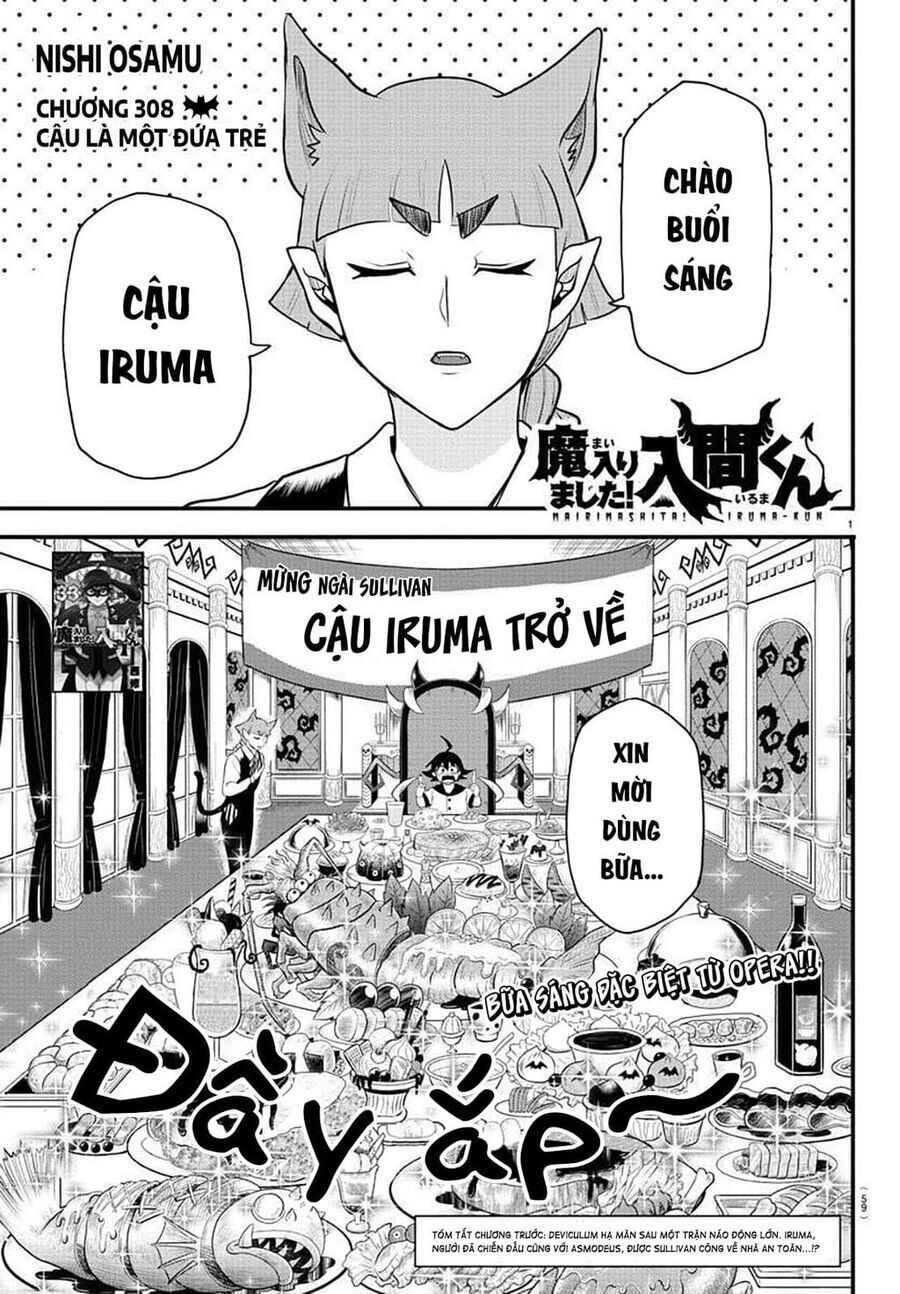 chào mừng cậu đến trường iruma-kun chapter 308 - Trang 2