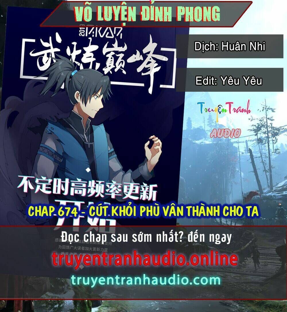 võ luyện đỉnh phong Chapter 673 - Trang 2