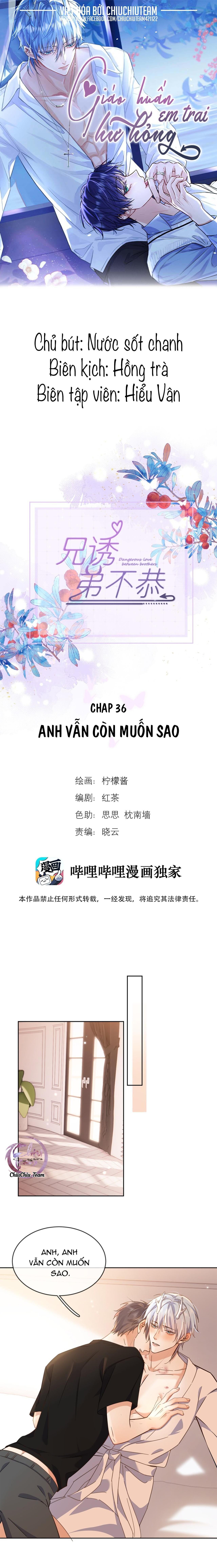 giáo huấn em trai hư hỏng Chapter 36 - Trang 1