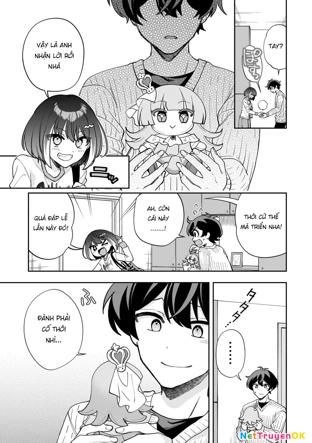 Net no "Oshi" to Real no "Oshi" ga Tonari ni Hikkoshite Kita Chapter 11 - Trang 1