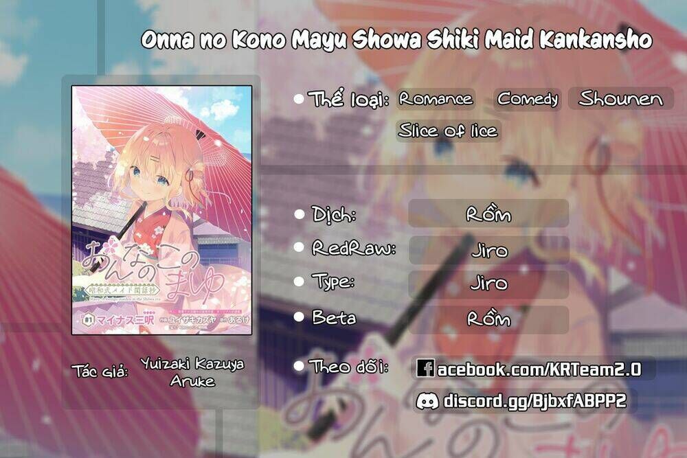 onna no kono mayu showa shiki maid kankansho chapter 3.1 - Trang 2