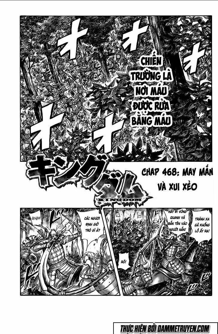 kingdom - vương giả thiên hạ chapter 468 - Next chapter 469