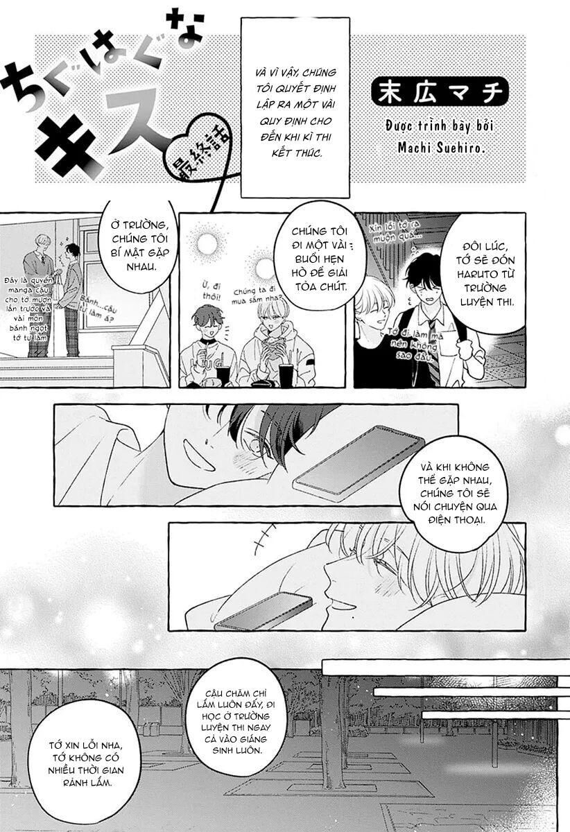 SUEHIRO Machi Chiguhagu na Kiss Chapter 7 - Trang 2