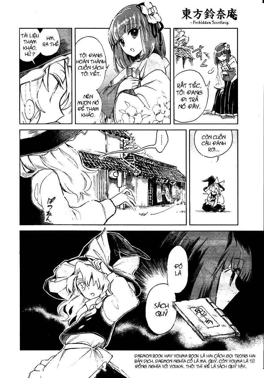 touhou suzunaan ~ forbidden scrollery chapter 1 - Trang 2