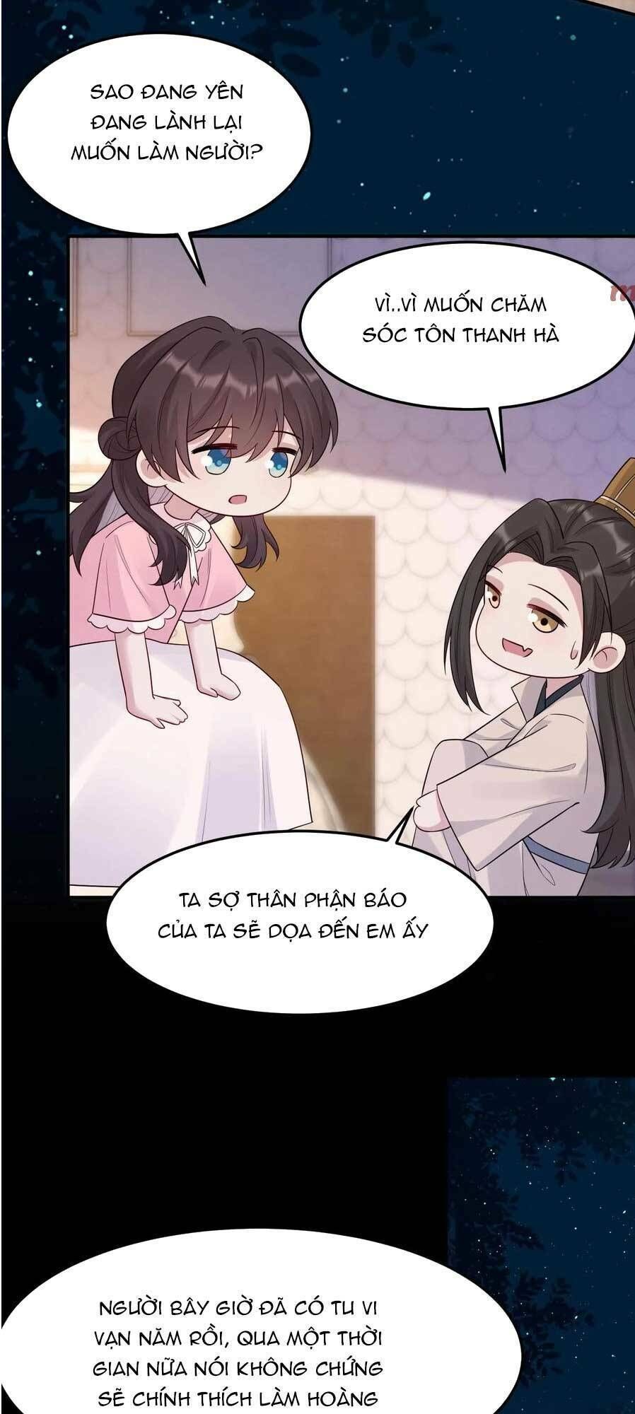 đứng yên! em gái chúng tôi nói trên đầu bạn có quỷ. chapter 180 - Trang 2