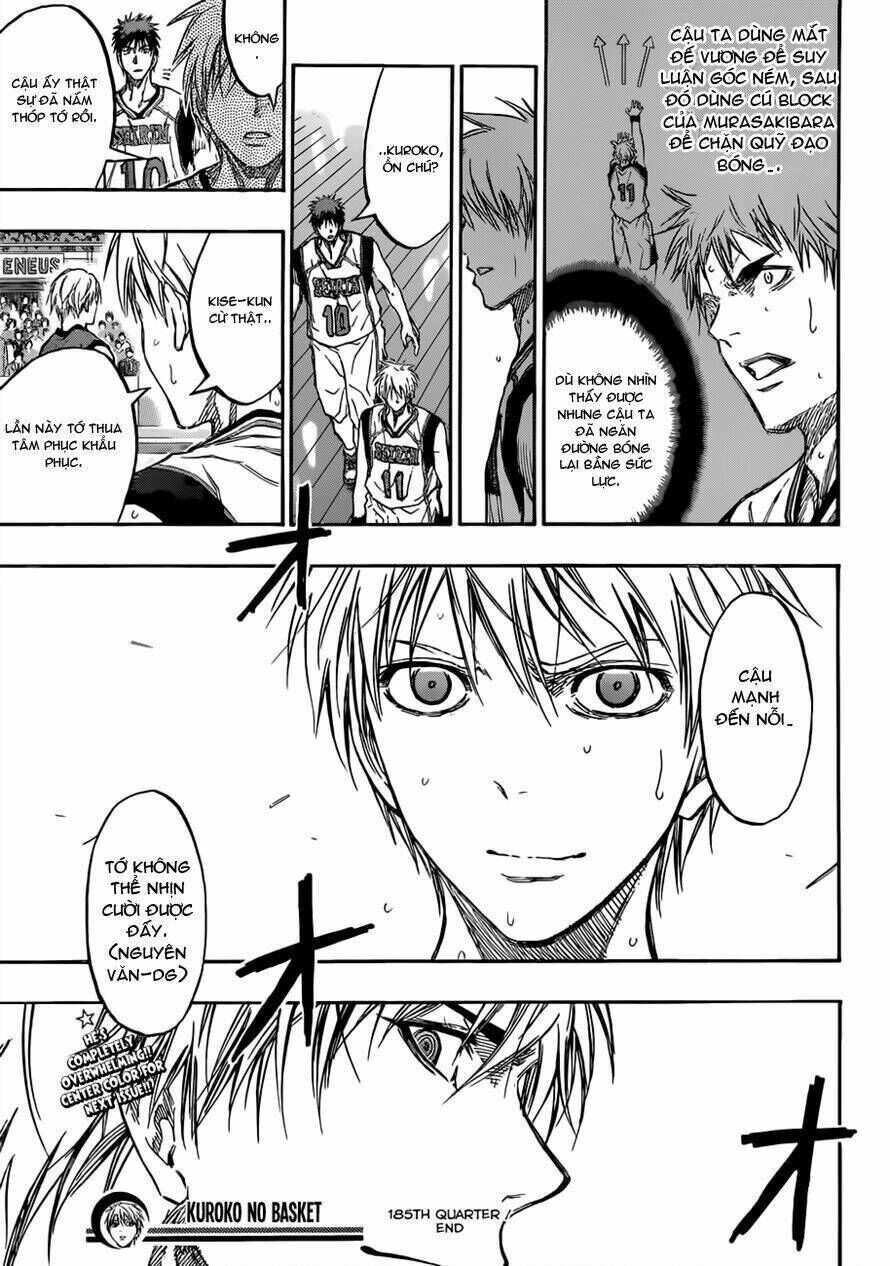 Vua Bóng Rổ Kuroko Chapter 185 - Trang 2