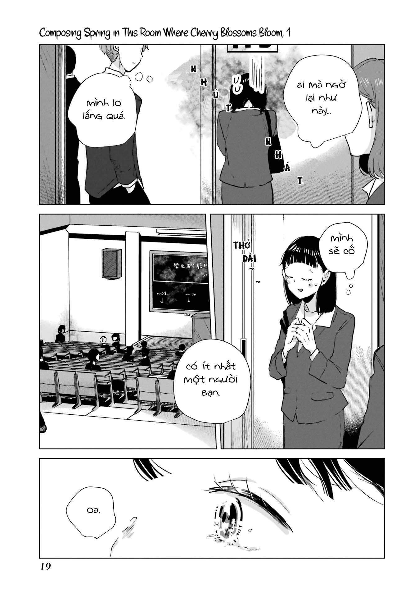 Haru Tsuzuru, Sakura Saku Kono Heya De Chapter 1 - Trang 2