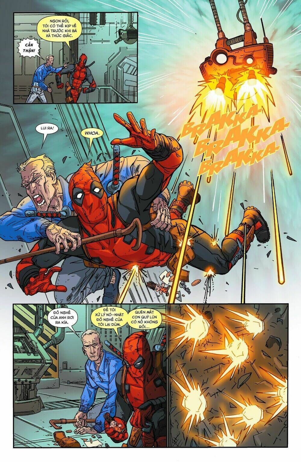 death of wolverine - deadpool & captain america [one shot] chương 1 - Trang 2