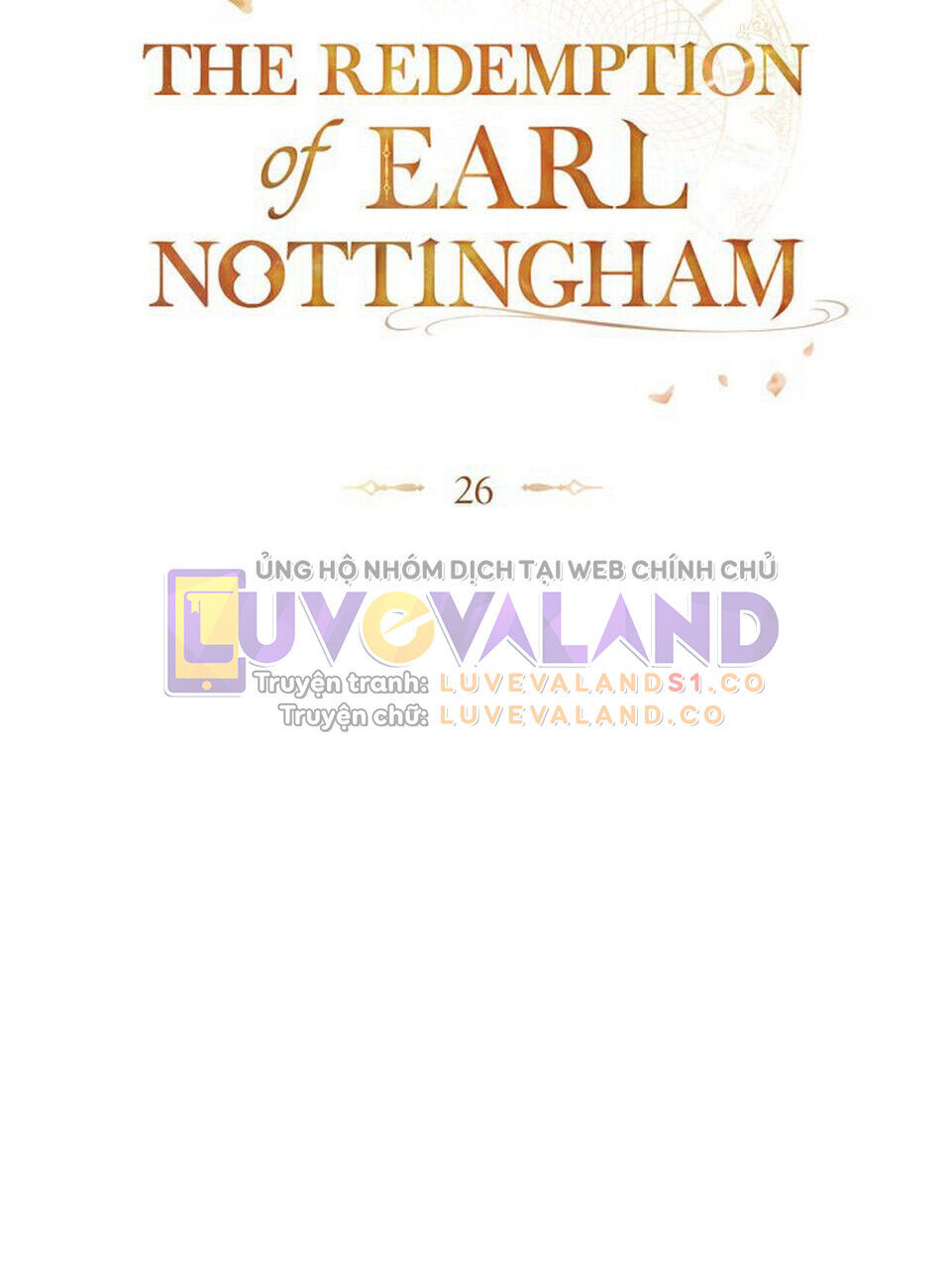 sự chuộc tội của bá tước nottingham Chương 26 - Trang 1