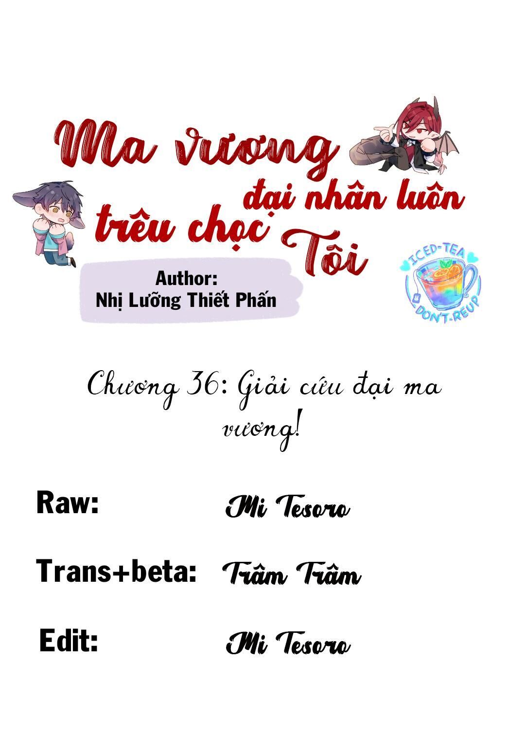 ma vương đại nhân luôn trêu chọc tôi Chapter 36 - Trang 2