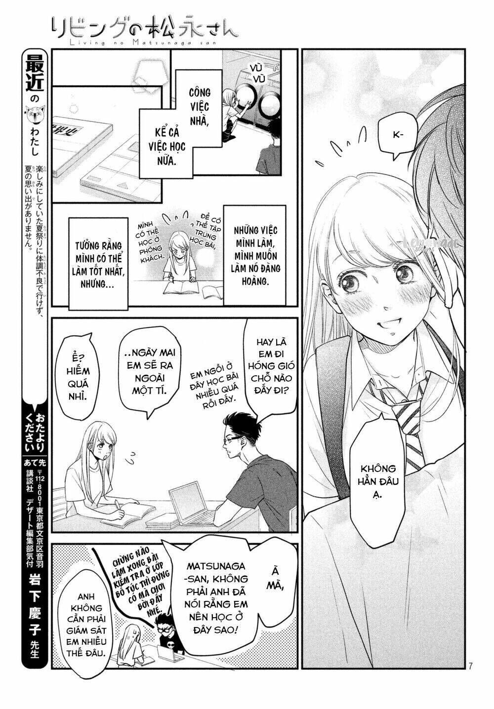 Living no Matsunaga-san Chapter 8 - Trang 2