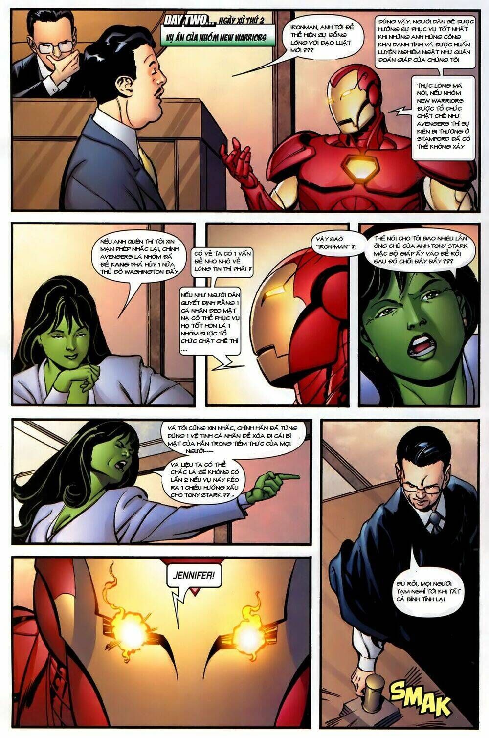 Marvel Civil War Full Events Chapter 10: She Hulk Ci ... - Trang 2