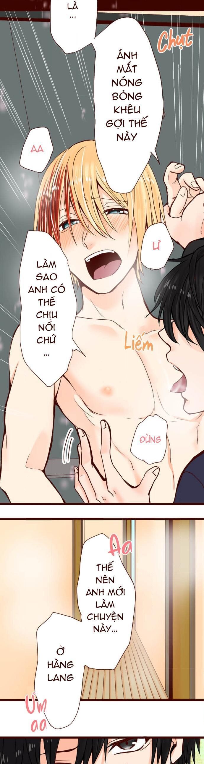 Bạn Cùng Phòng Lỡ Uống Thuốc Kích Dục Tôi Chế Và Cái Kết Chapter 12 - Trang 1