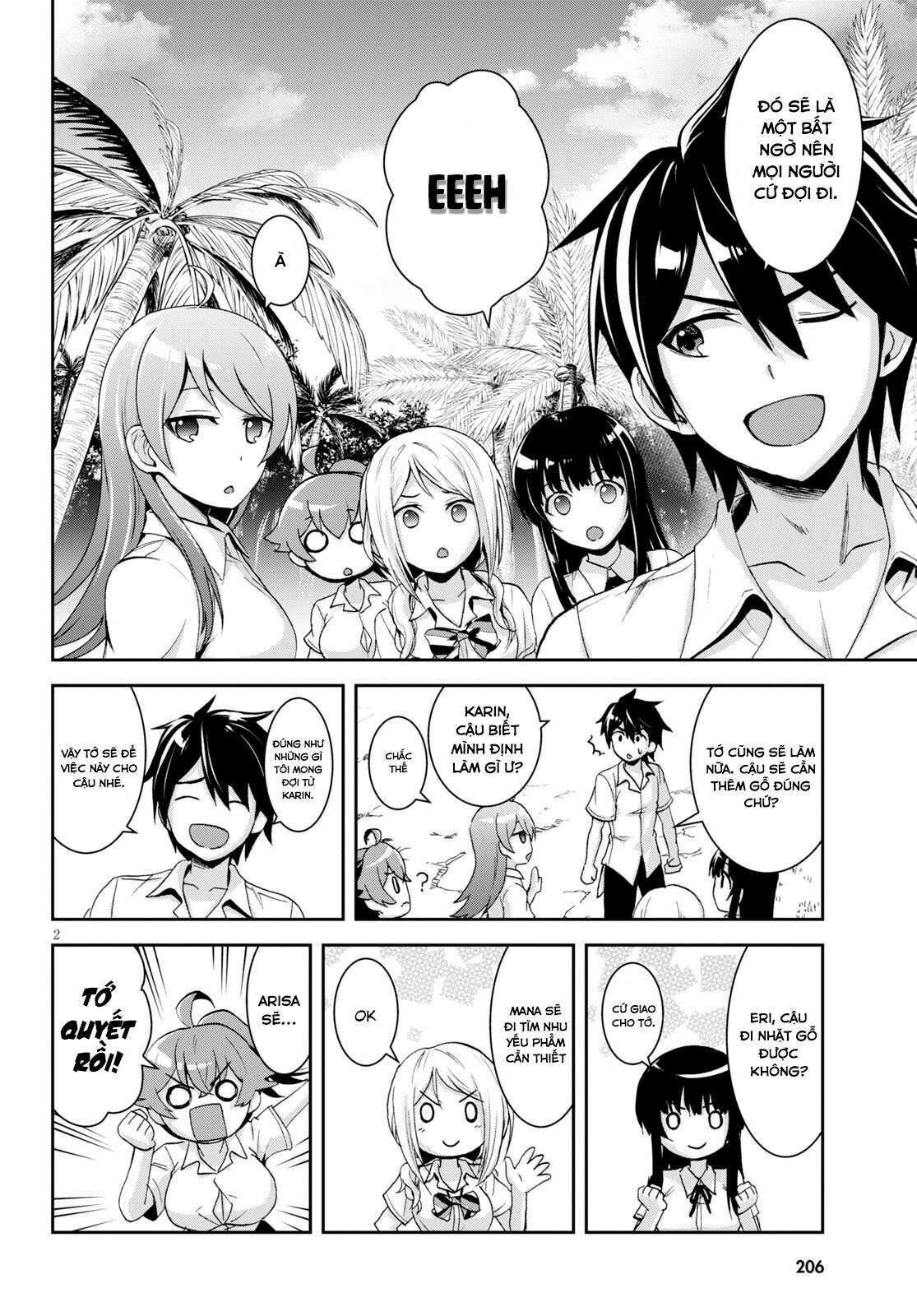 Isekai Yurutto Survival Seikatsu: Gakkou No Minna To Isekai No Mujintou Ni Tenishitakedo Ore Dake Rakushou Desu Chapter 4 - Trang 2