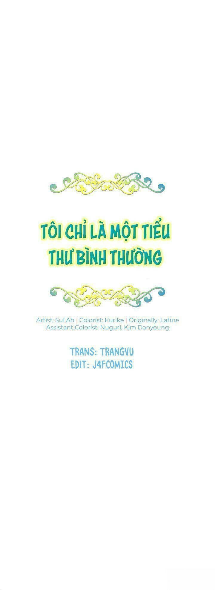 tôi chỉ là một tiểu thư bình thường Chapter 1 - Next Chapter 2