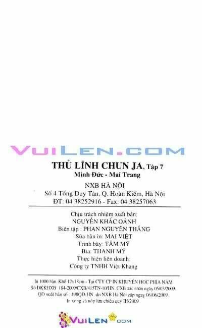 Thủ Lĩnh Chunja Chapter 7 - Next Chapter 8